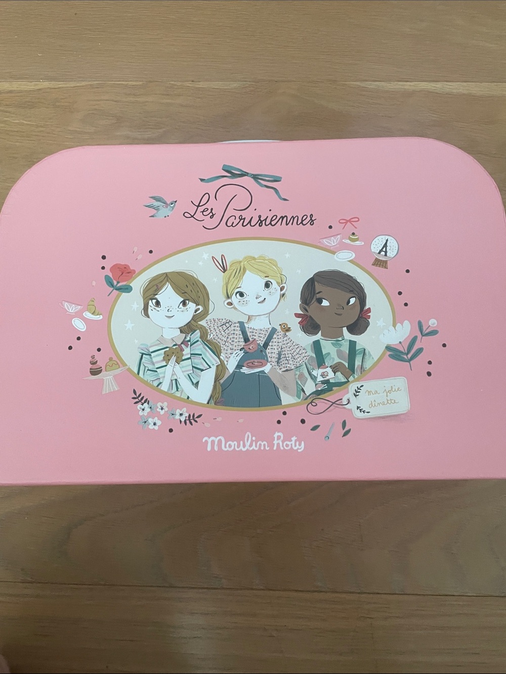 Moulin Roty Les Parisiennes Pink Play Case for Kids